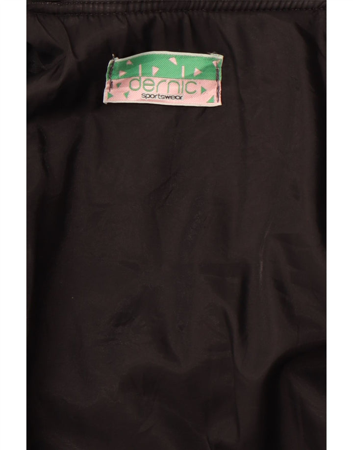 DERNIC Мужская куртка-бомбер с графическим рисунком военно-морской базы Аляски, Великобритания 40, большая черная, 80-е годы