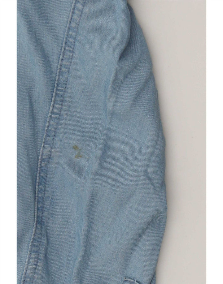 Женская джинсовая рубашка Chaps UK 20 2XL синяя из лиоцелла