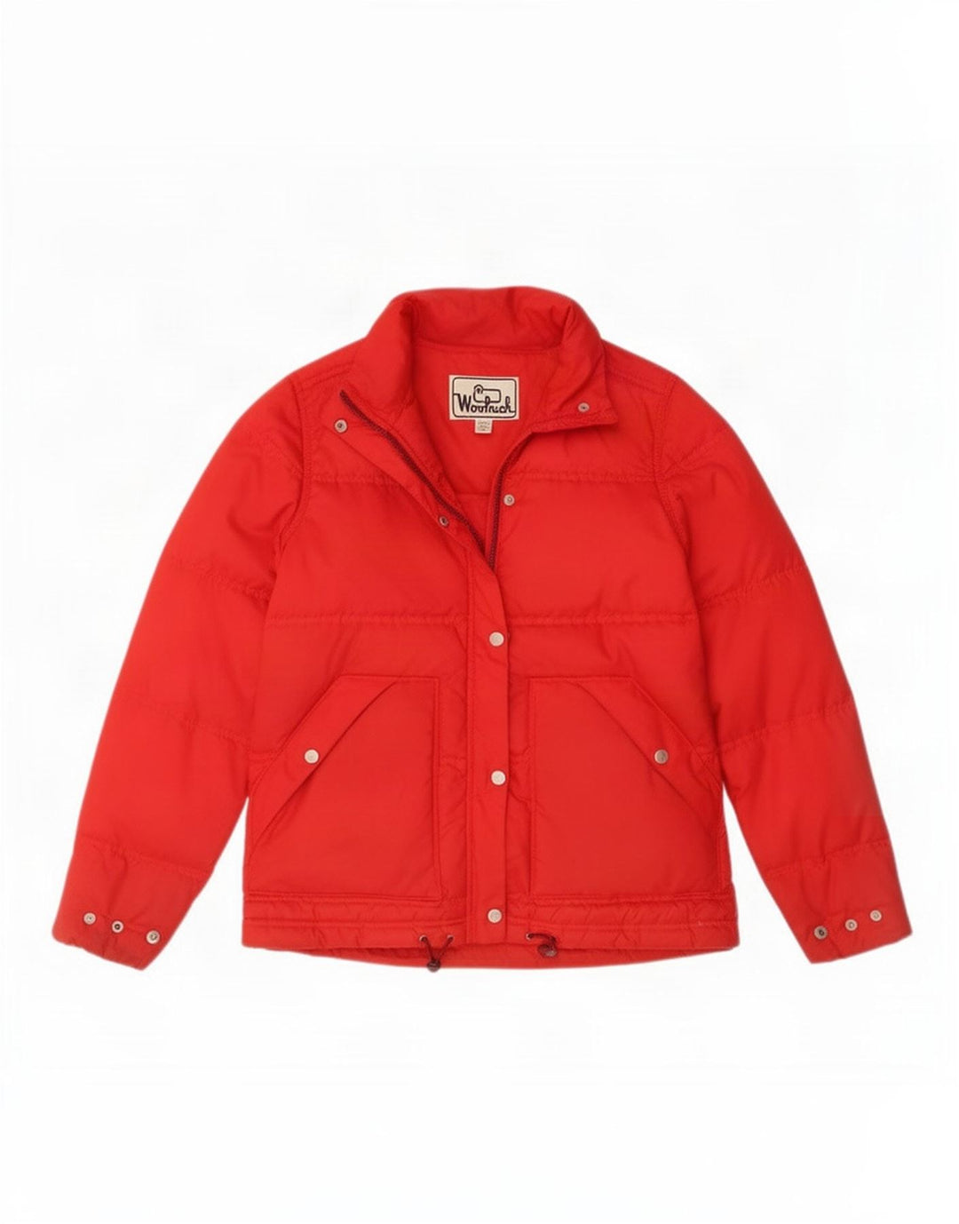 Женская утепленная куртка оверсайз Woolrich UK 10, маленький красный полиэстер