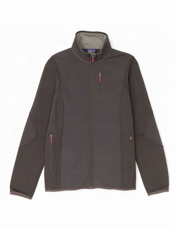 Женский спортивный костюм Patagonia Top Jacket UK 16, большой серый цвет с цветными блоками