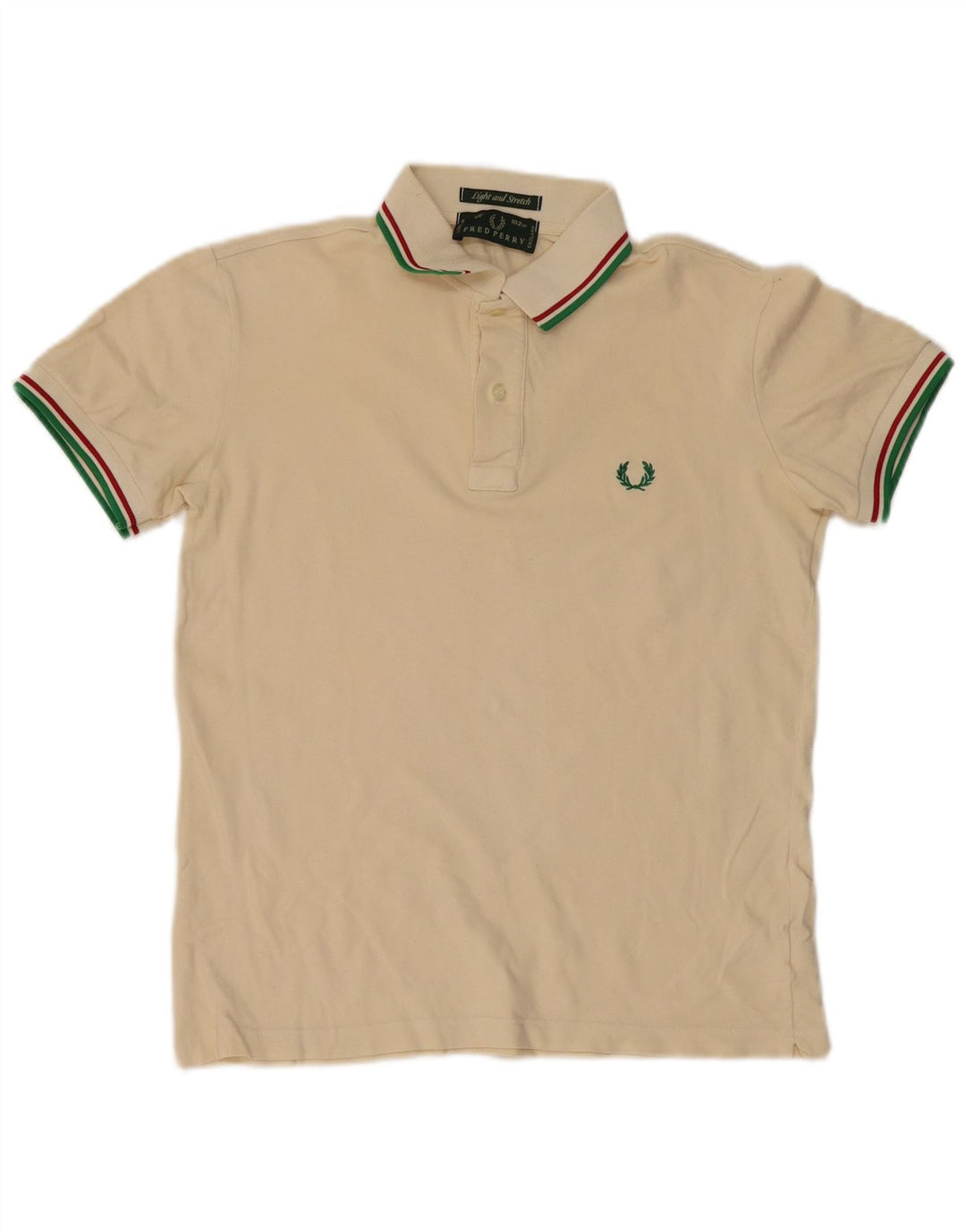Мужская рубашка-поло Fred Perry среднего бежевого цвета, хлопок
