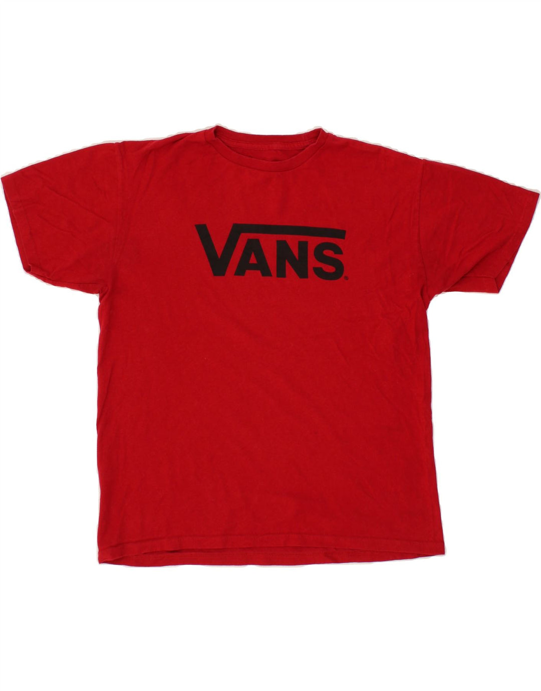 VANS Mens Graphic T-Shirt Top Medium Red Cotton Vintage Vans and Second-Hand Vans from Messina Hembry 