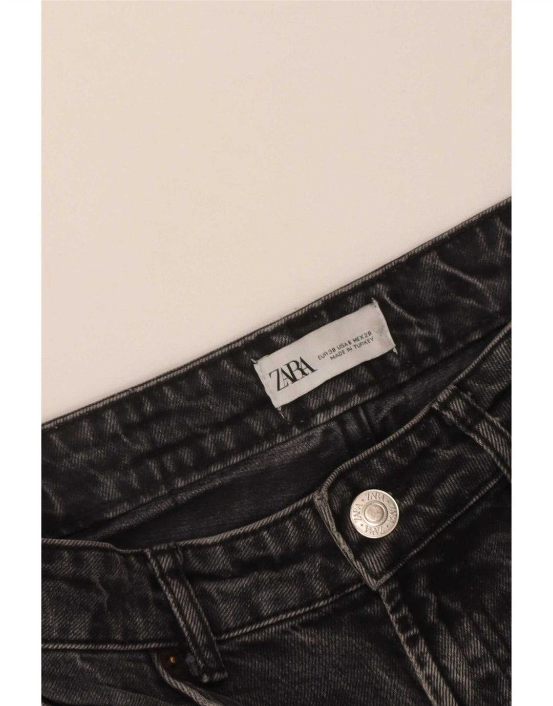 Женские свободные джинсы Zara EU 38 Small W28 L27 Серые
