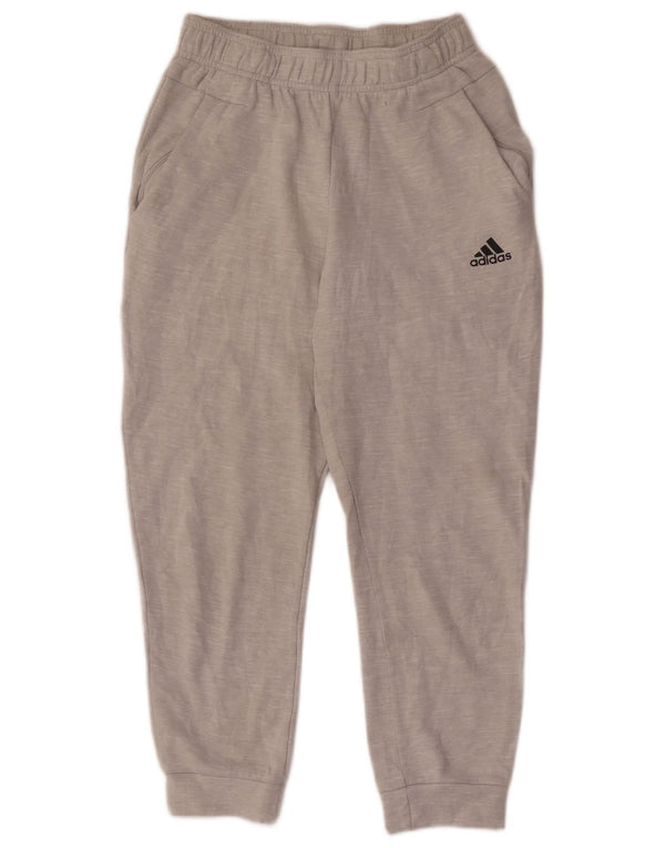 Спортивный костюм Adidas для мальчиков, брюки для бега, 11–12 лет, серый хлопок