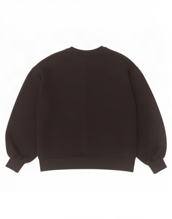 Джемпер свободного кроя с рисунком Zara для девочек 11–12 лет, черное сердце
