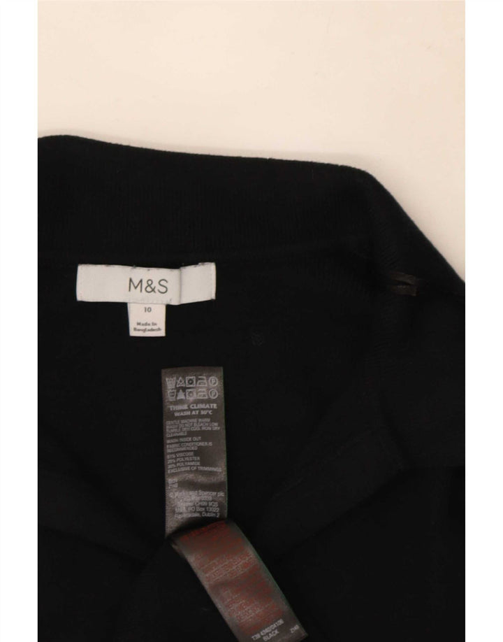 Женский джемпер Marks & Spencer UK 10, маленький, черный, вискоза