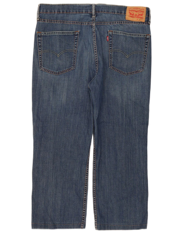 Женские джинсы-капри Levi's W36 L23, синие, хлопок