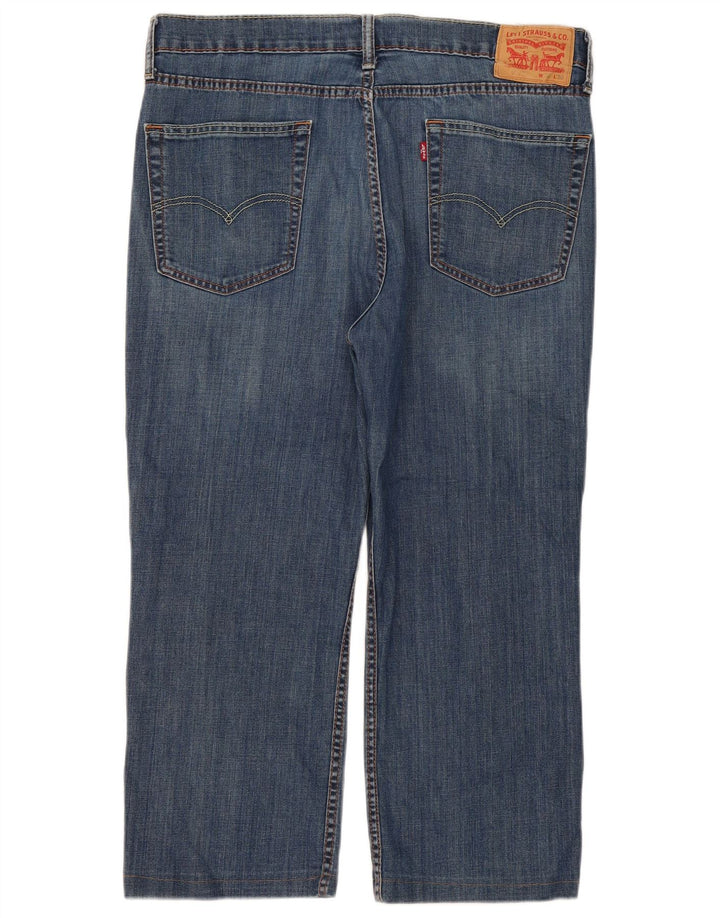 Женские джинсы-капри Levi's W36 L23, синие, хлопок