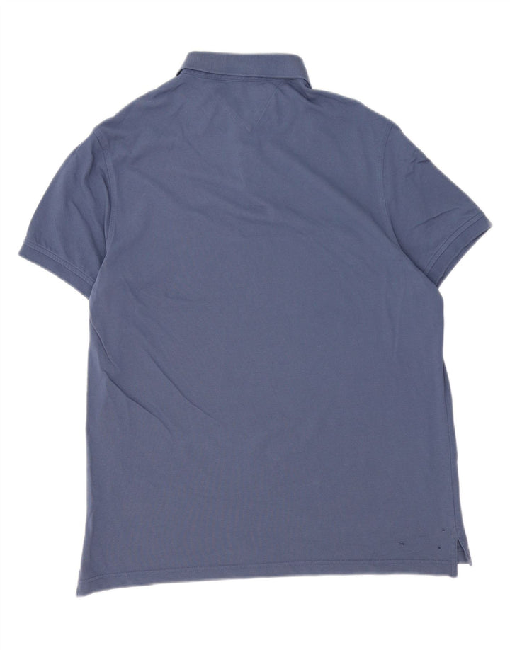TOMMY HILFIGER Mens Regular Fit Polo Shirt XL Blue