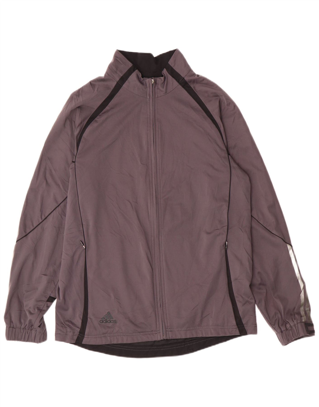 Adidas Мужской спортивный костюм Верхняя куртка Средне-серый полиэстер Спортивный