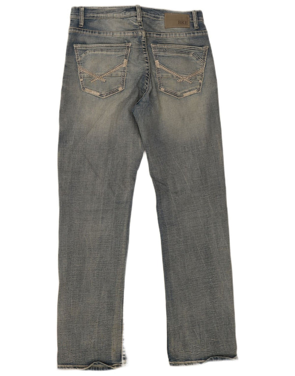 BKE Womens Tyler Straight Jeans W31 L31 Blue Cotton