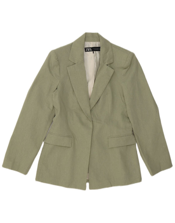 Женский открытый пиджак Zara UK 6 XS, зеленый