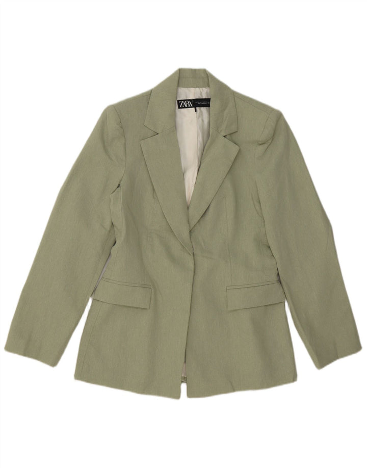 Женский открытый пиджак Zara UK 6 XS, зеленый
