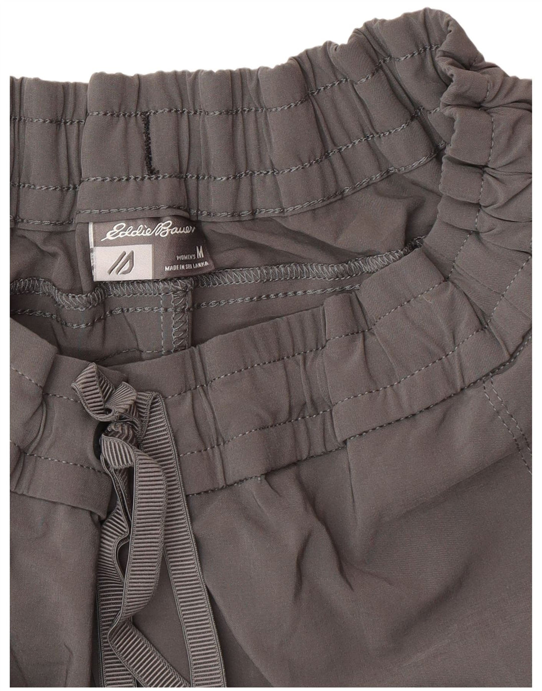 Женские укороченные брюки карго Eddie Bauer, средние W30 L24, серый полиэстер