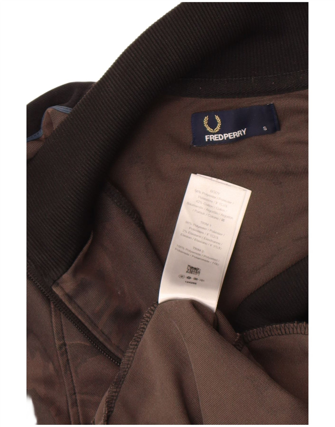 Мужской спортивный костюм Fred Perry, верхняя куртка, маленький коричневый камуфляжный полиэстер