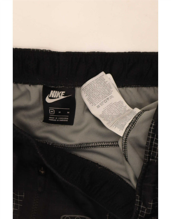 Мужские спортивные шорты Nike среднего размера, черный камуфляжный полиэстер