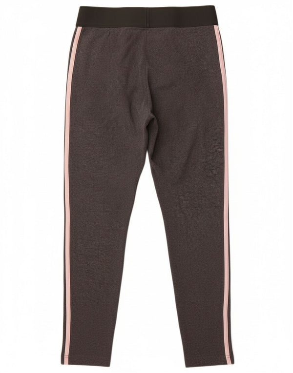 Женские леггинсы Adidas UK 12, хлопок среднего серого цвета