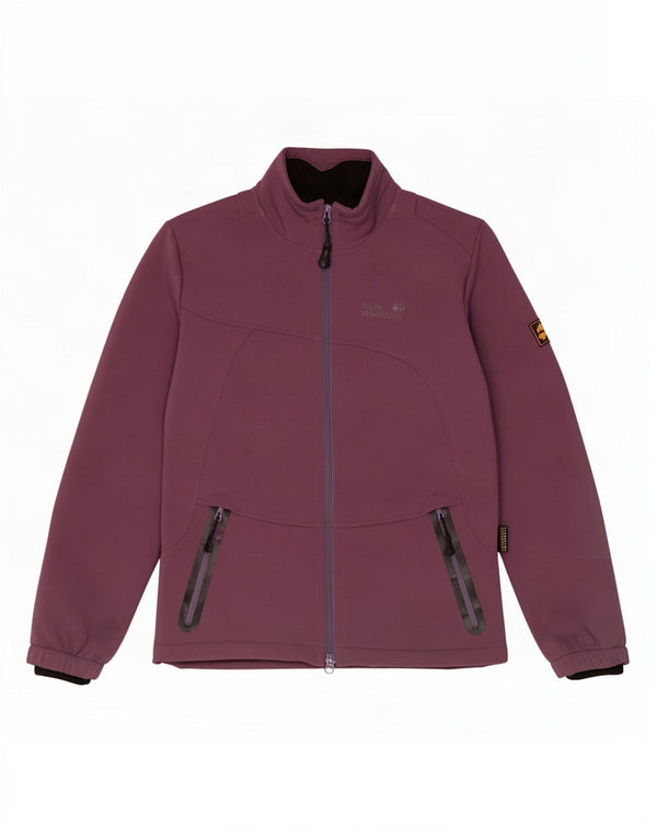 Женская ветровка Jack Wolfskin UK 8, маленький фиолетовый полиэстер