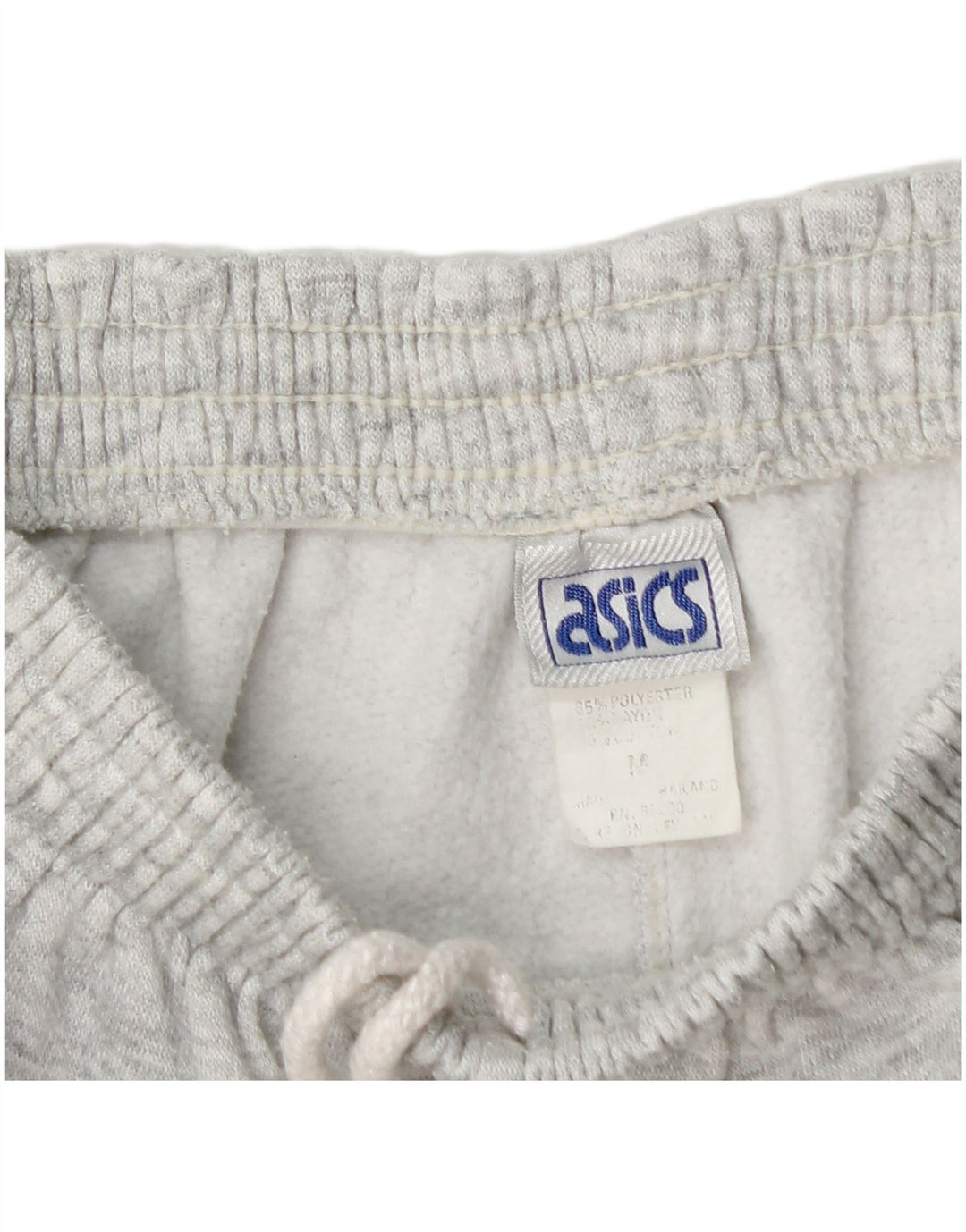 Мужские спортивные шорты с рисунком Asics, маленькие серые, полиэстер