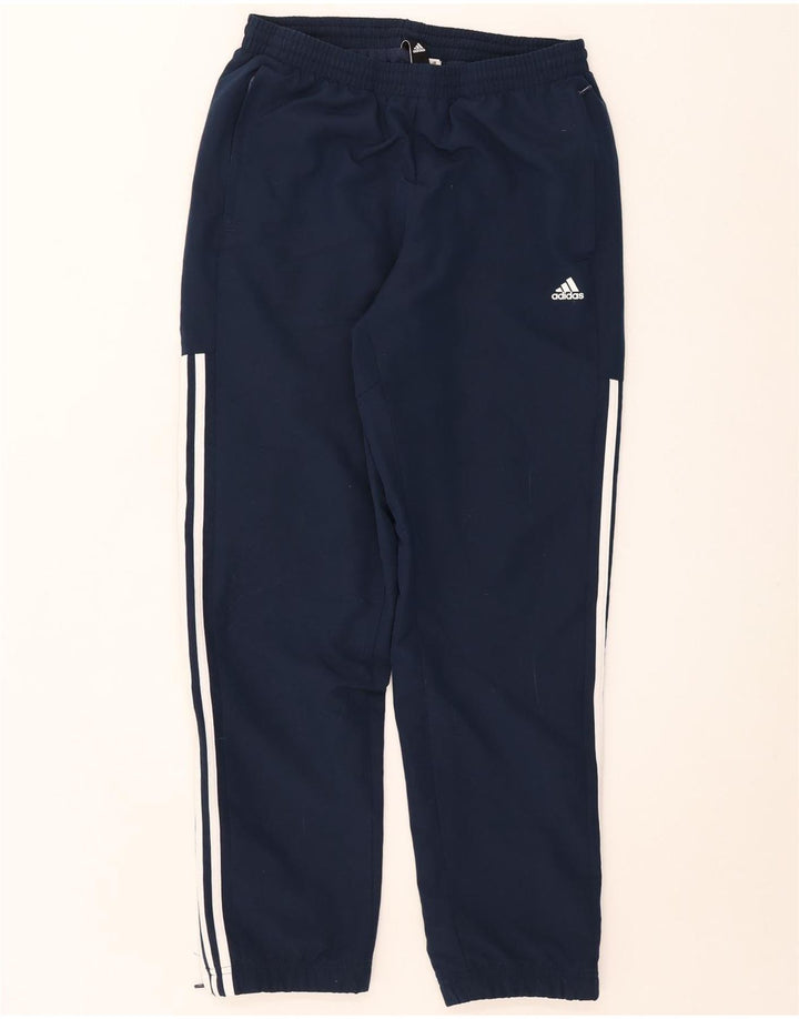 Мужские спортивные брюки Adidas Joggers среднего размера, темно-синие, полиэстер