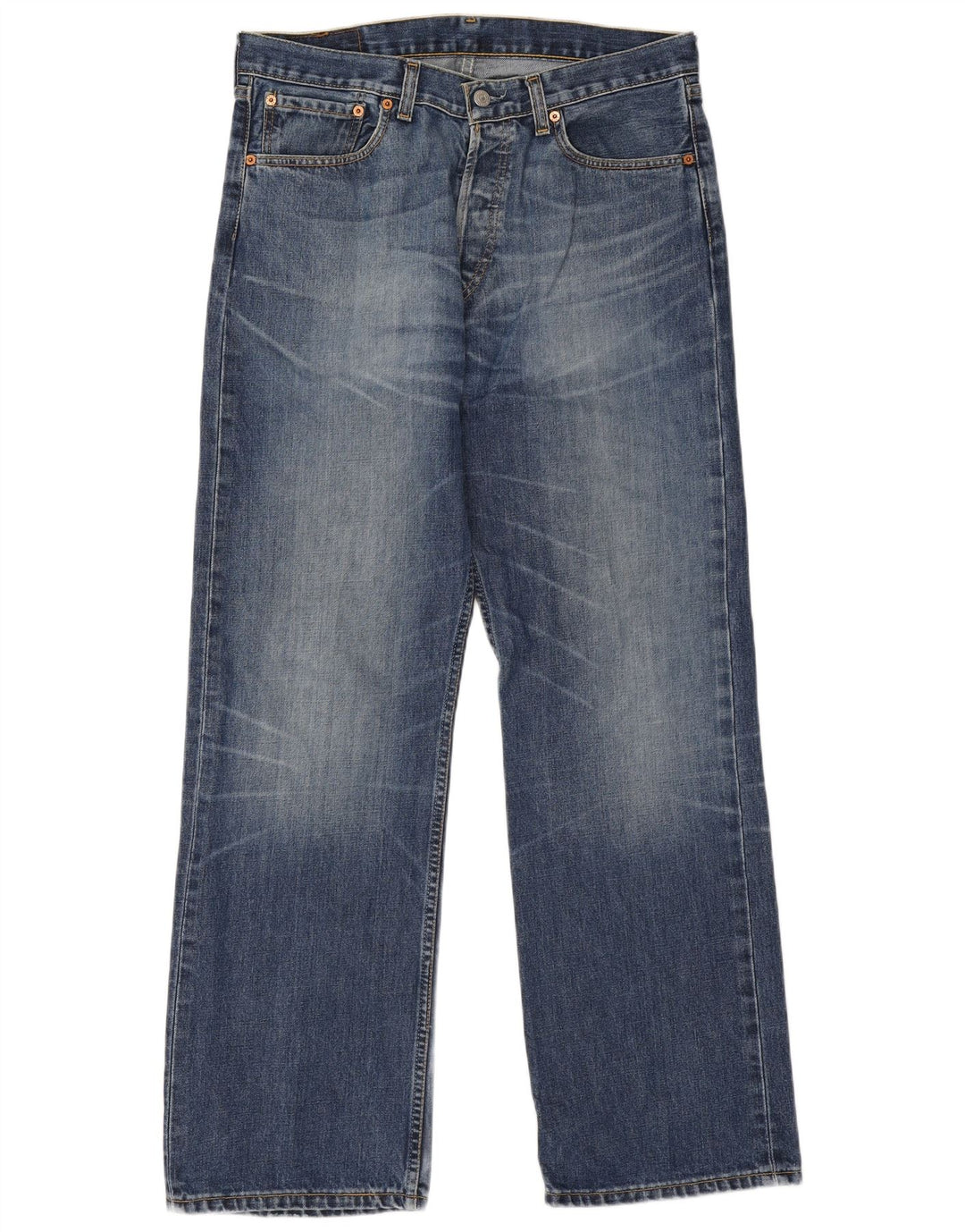 Мужские прямые джинсы Levi's 508 W32 L32 синие, хлопок