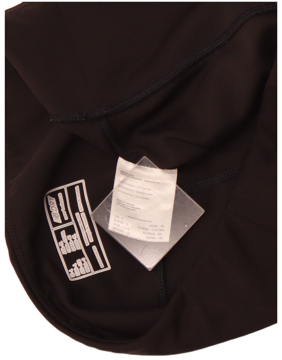 Женские леггинсы NEW BALANCE UK 14, большие размеры, черный полиэстер