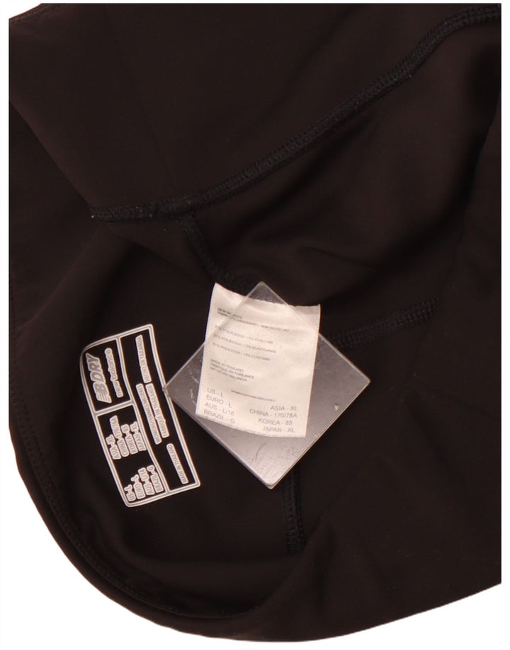 Женские леггинсы NEW BALANCE UK 14, большие размеры, черный полиэстер