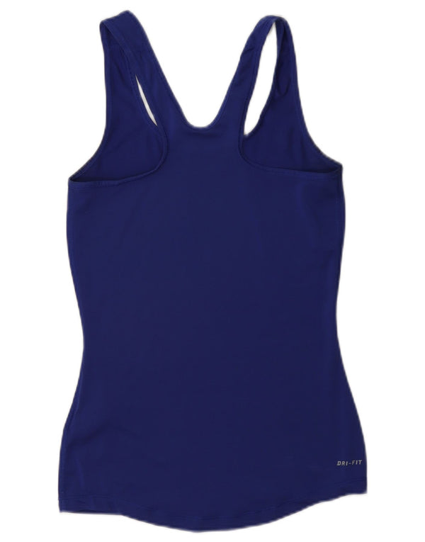 Женский жилет с графическим принтом Nike Dri Fit UK 6 XS темно-синий, полиэстер