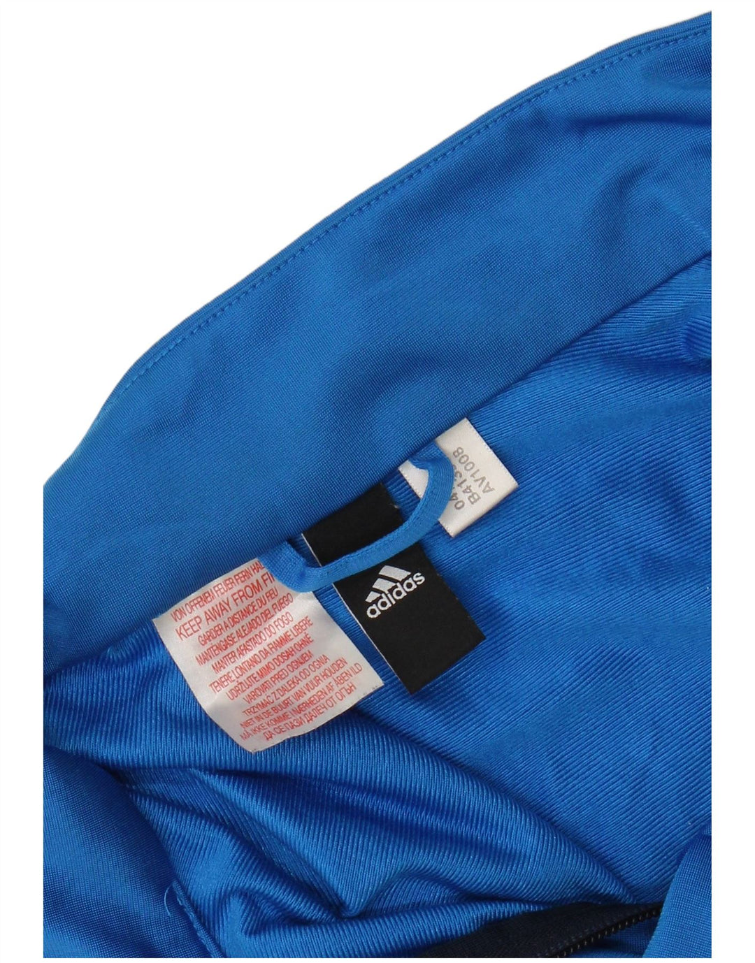 Женский спортивный костюм Adidas Top Jacket UK 12 Medium Navy Blue Colorblock