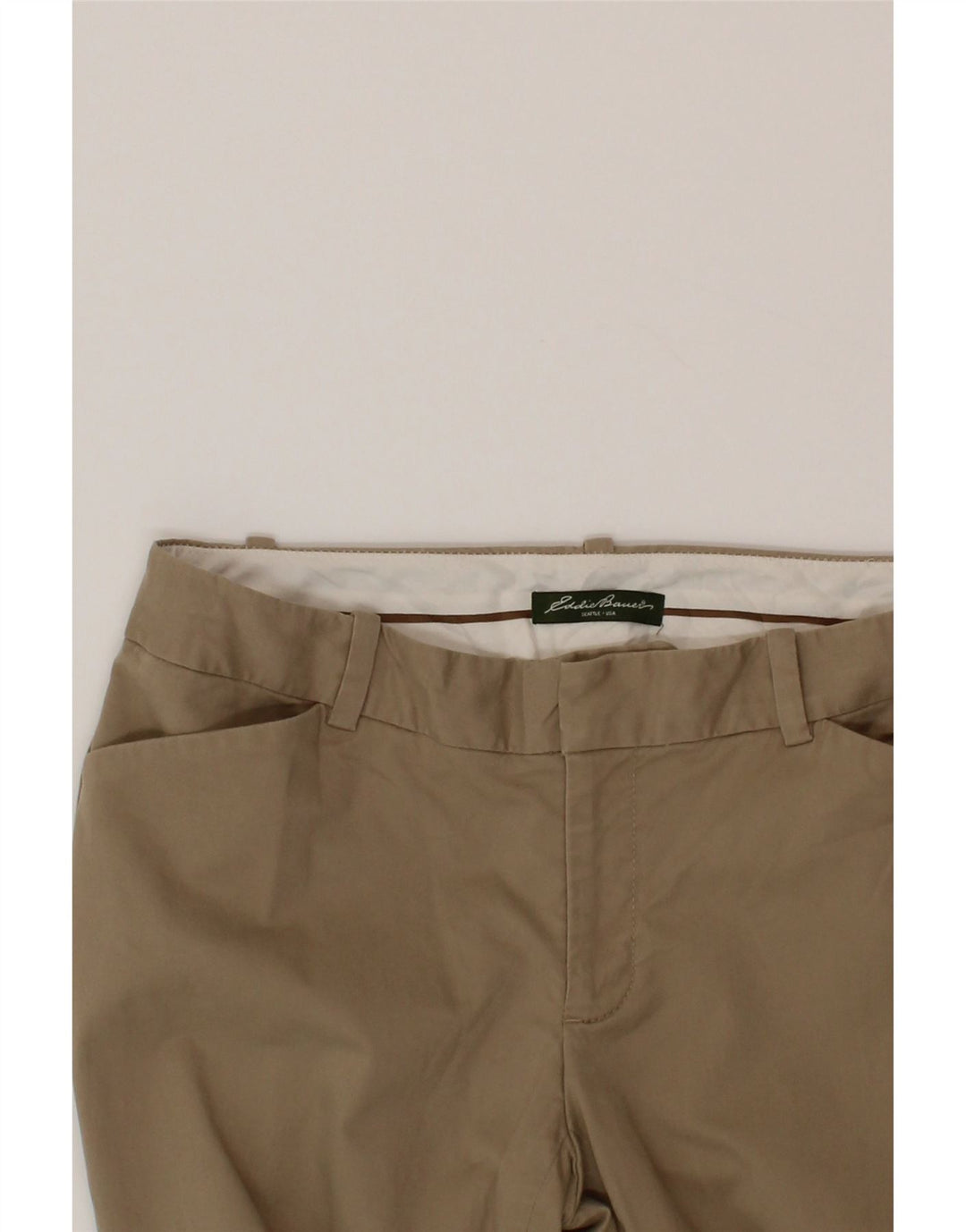 EDDIE BAUER Womens Seattle Casual Trousers US 6 Medium W30 L32 Beige Vintage Eddie Bauer and Second-Hand Eddie Bauer from Messina Hembry 