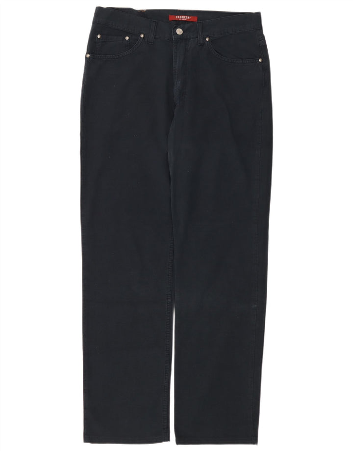 Carrera Мужские прямые повседневные брюки IT 48 Medium W33 L30 Темно-синий хлопок