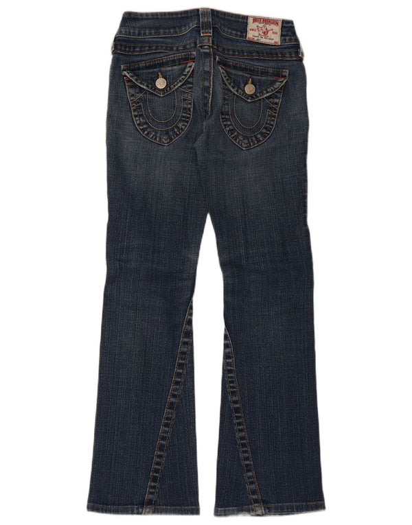 Женские джинсы Bootcut True Religion W24 L27, синий хлопок