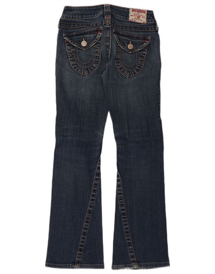 Женские джинсы Bootcut True Religion W24 L27, синий хлопок