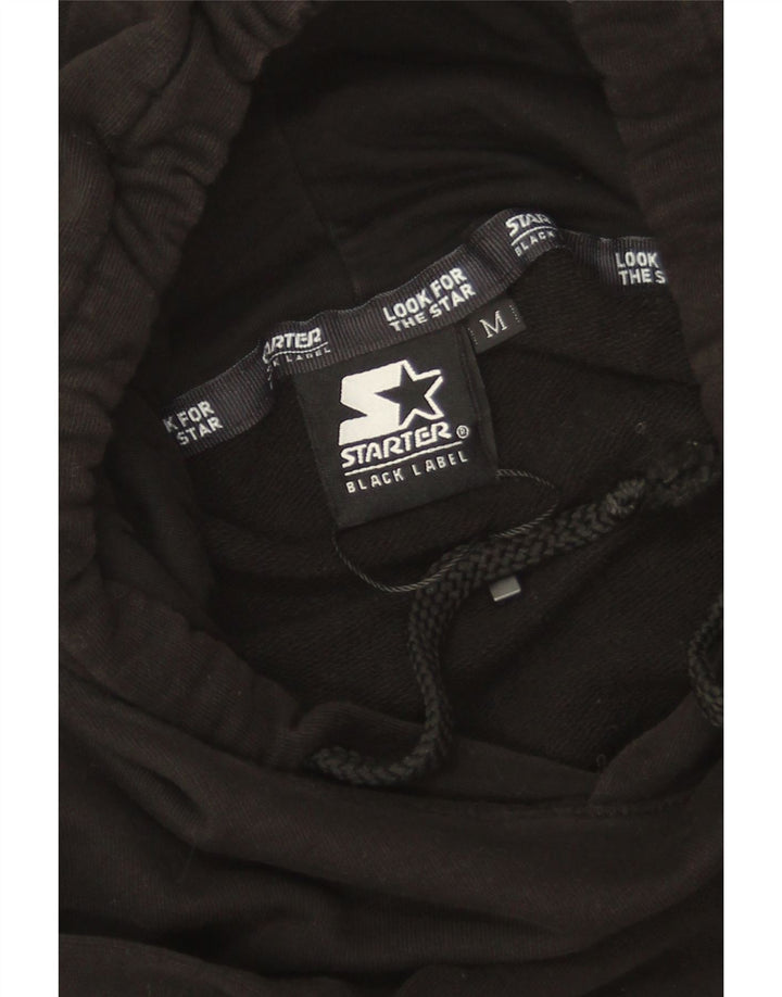 Мужской джемпер с капюшоном с рисунком Starter, средний черный