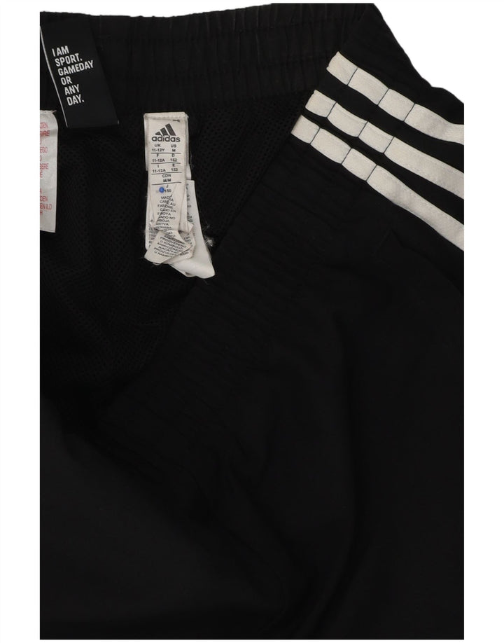 Спортивные шорты Adidas для мальчиков 11-12 лет, черный полиэстер