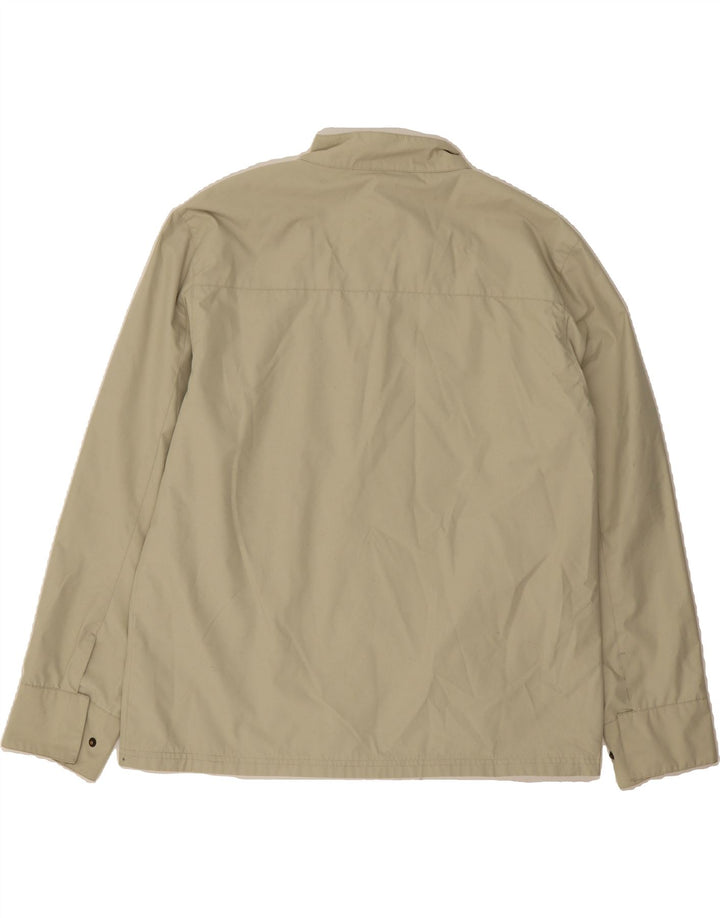 VINTAGE Mens Bomber Jacket UK 42 XL Green Polyester Vintage Vintage and Second-Hand Vintage from Messina Hembry 