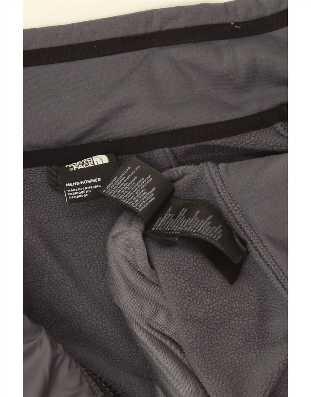 Мужская спортивная куртка The North Face, маленький серый полиэстер