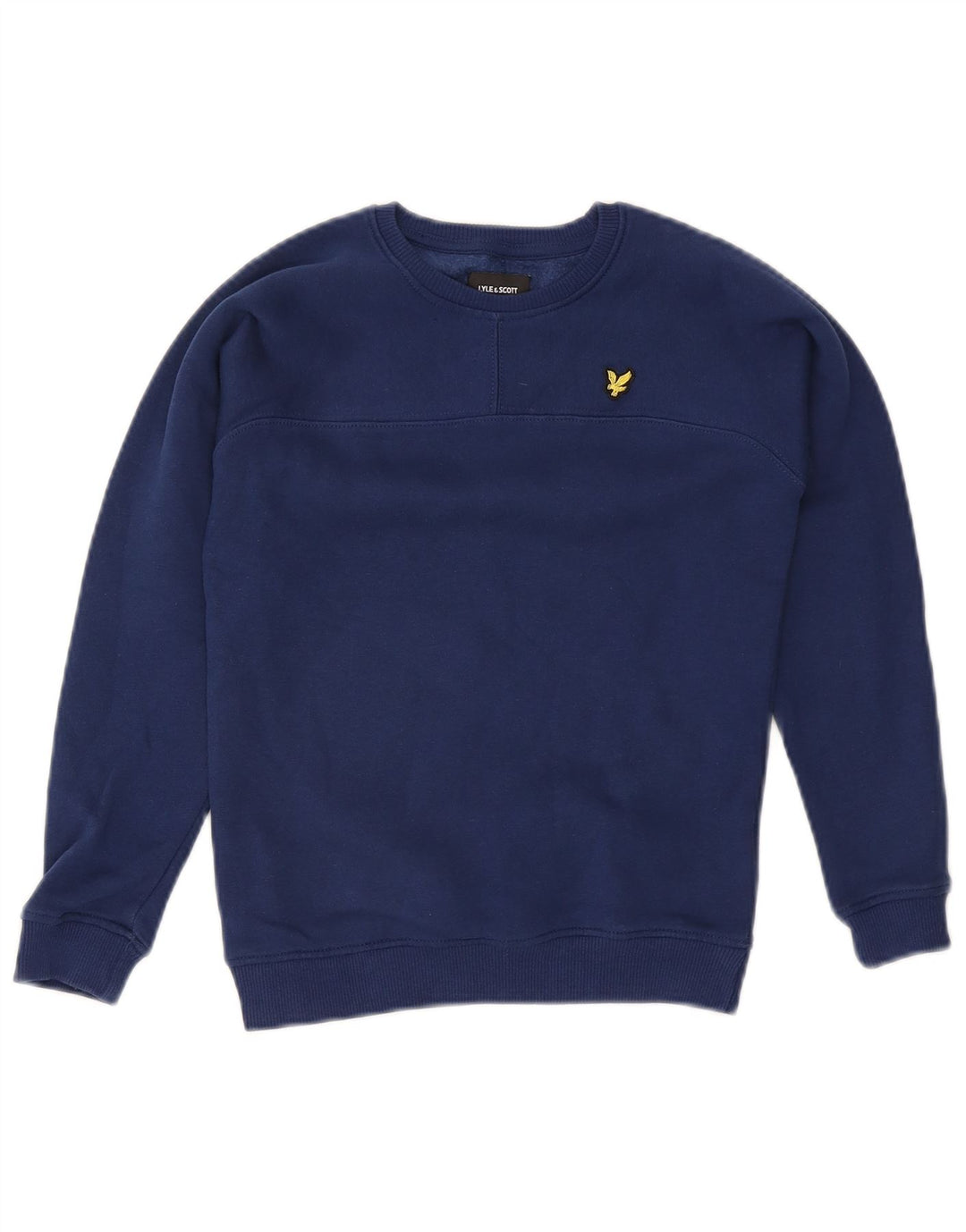 Свитшот Lyle & Scott для мальчиков 9–10 лет, темно-синий, хлопковый