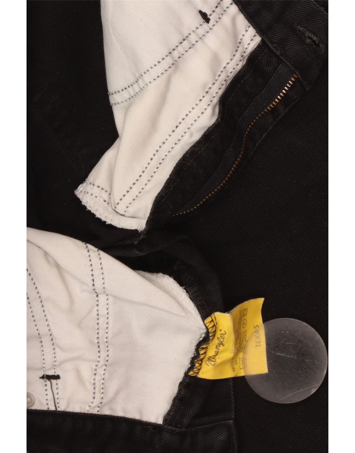 Мужские прямые джинсы Wrangler Texas W33 L34, черный хлопок