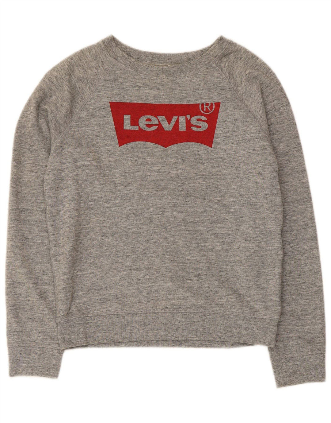 Женский джемпер с рисунком Levi's UK 6 XS Серый в крапинку