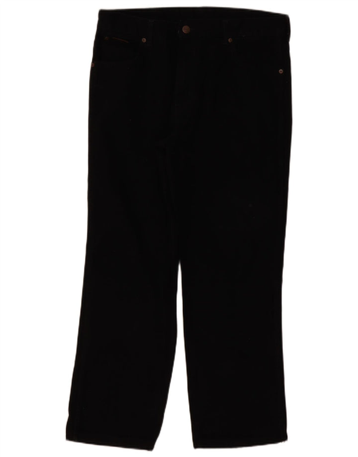 Мужские прямые джинсы Wrangler Texas W36 L30, черный хлопок