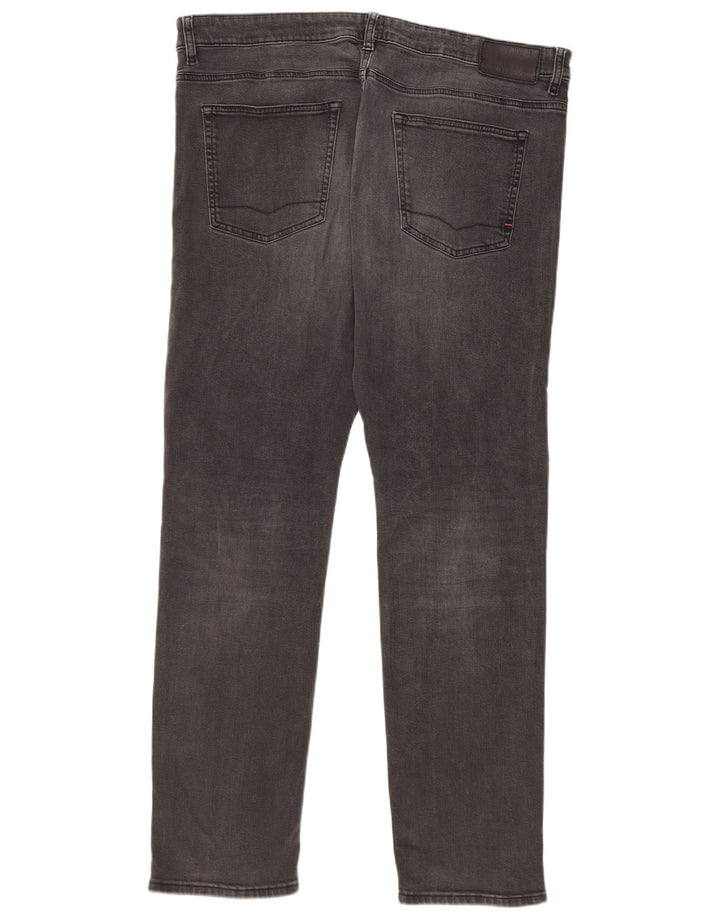 Мужские зауженные джинсы Hugo Boss Delaware W38 L34, серый хлопок