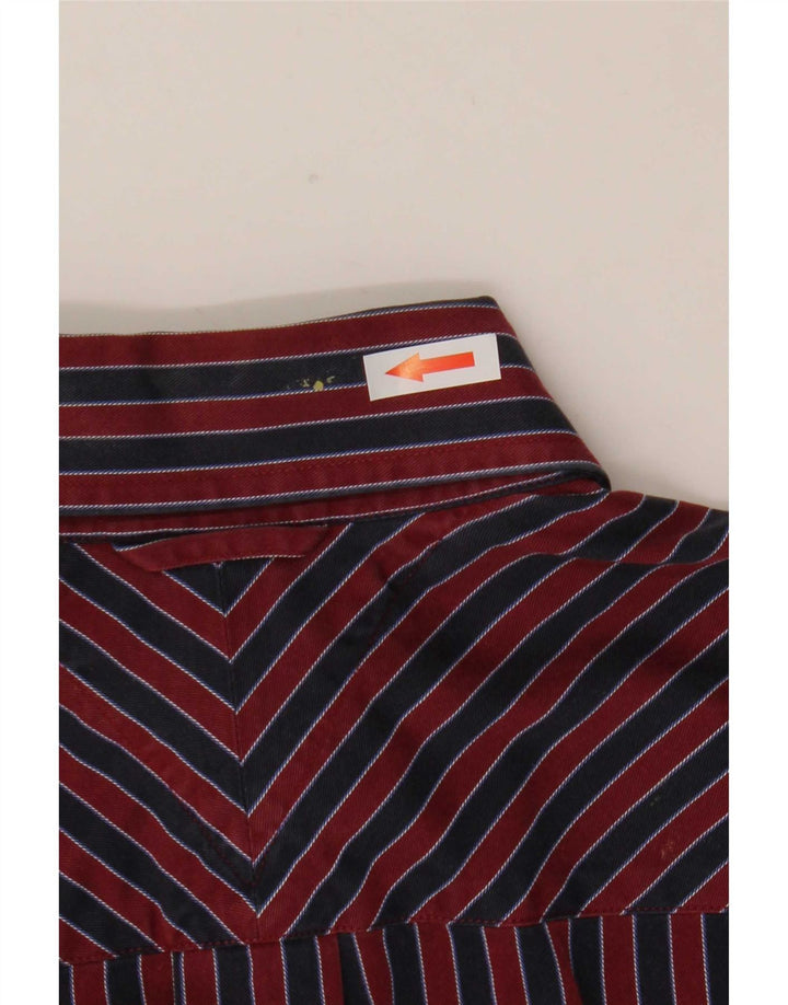 Мужская рубашка Tommy Hilfiger в маленькую красную полоску из хлопка