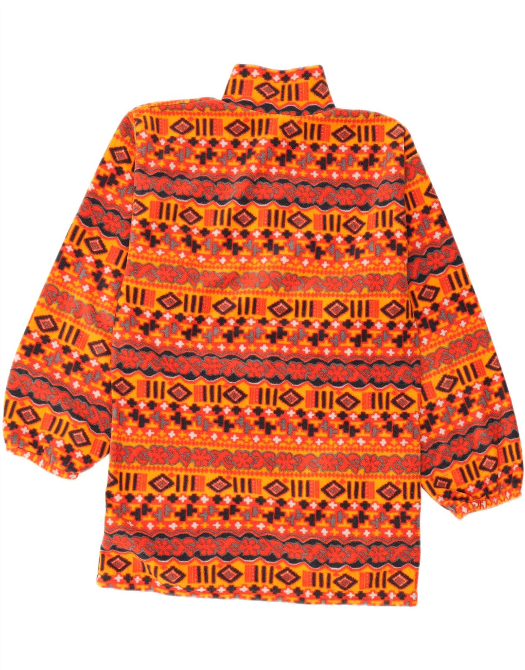 Винтажная мужская флисовая куртка UK 38, средний разноцветный Fair Isle