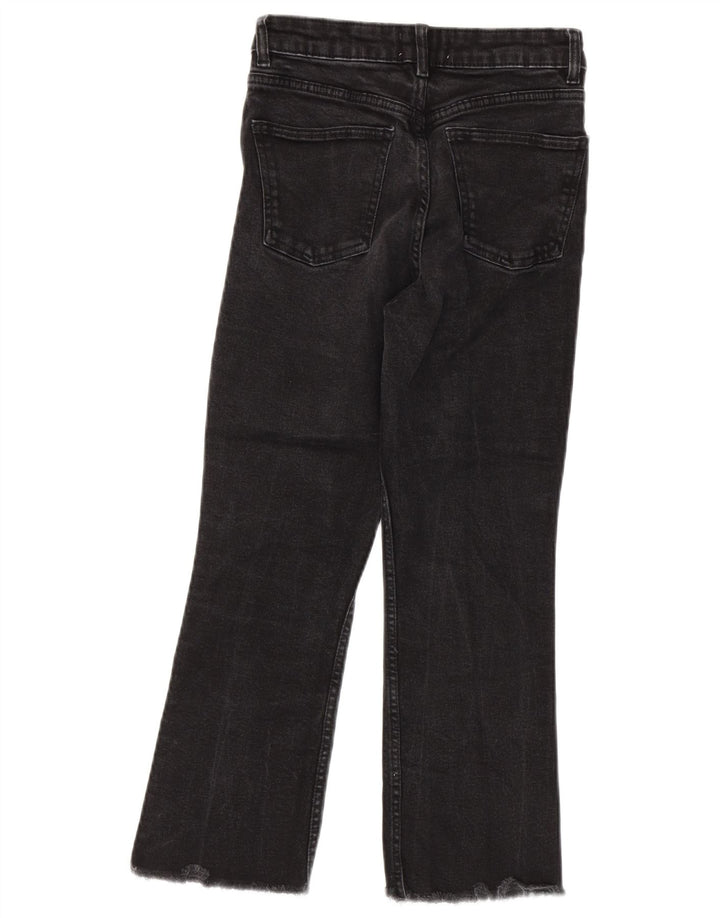 Женские укороченные джинсы Zara EU 38 Small W28 L24, черные
