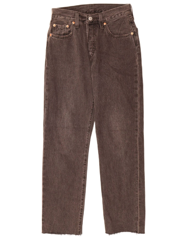 Женские прямые джинсы Levi's 501 W25 L28, серый хлопок