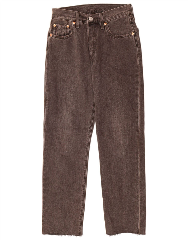 Женские прямые джинсы Levi's 501 W25 L28, серый хлопок