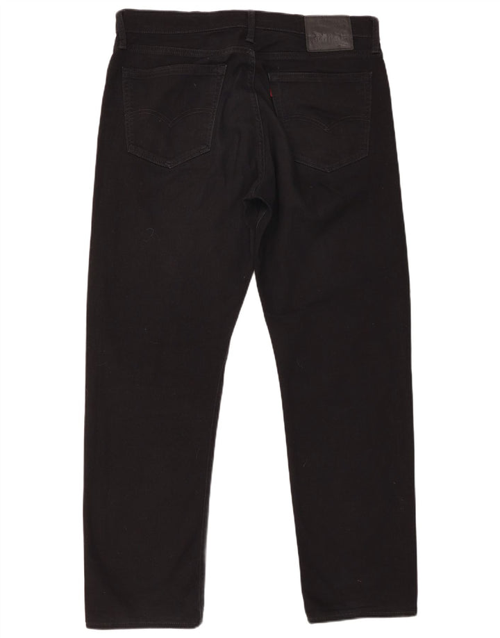 Мужские прямые джинсы LEVI'S 504 W36 L32, черный хлопок