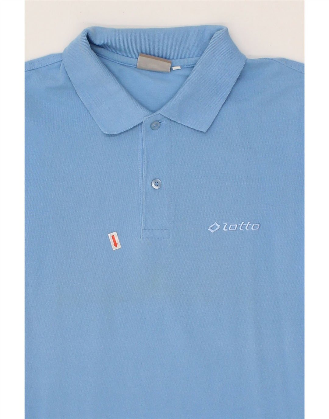 LOTTO Mens Polo Shirt Medium Blue Vintage Lotto and Second-Hand Lotto from Messina Hembry 