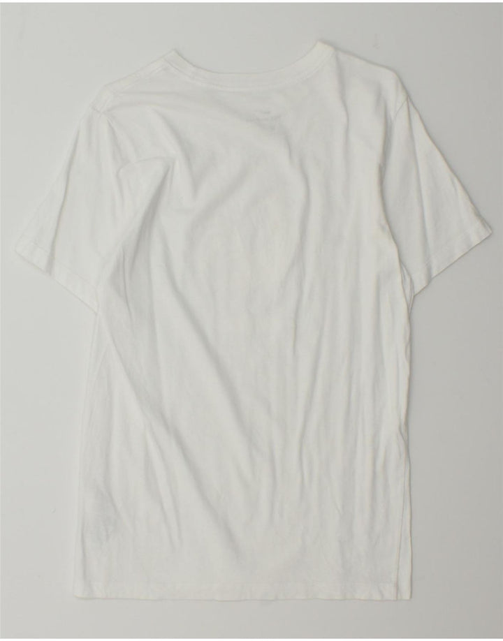 NIKE Mens Graphic T-Shirt Top Small White Cotton Vintage Nike and Second-Hand Nike from Messina Hembry 